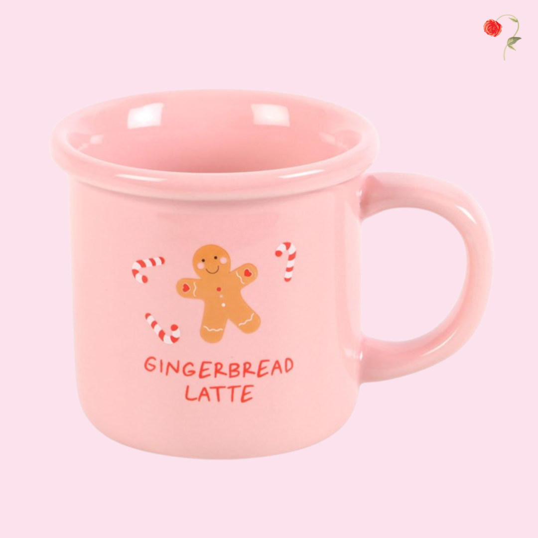 Pink Gingerbread Mug