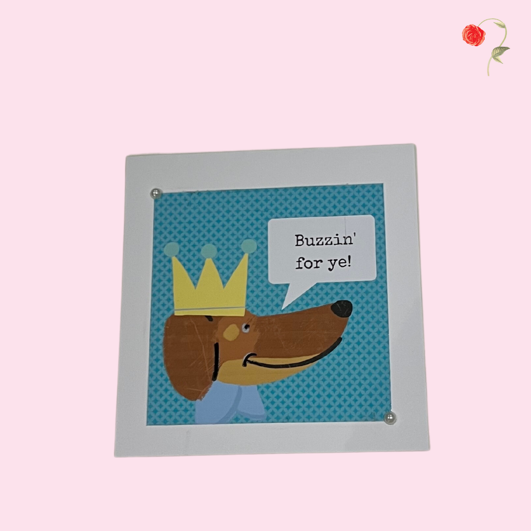 Belle&Rose Dachshund Dog Card