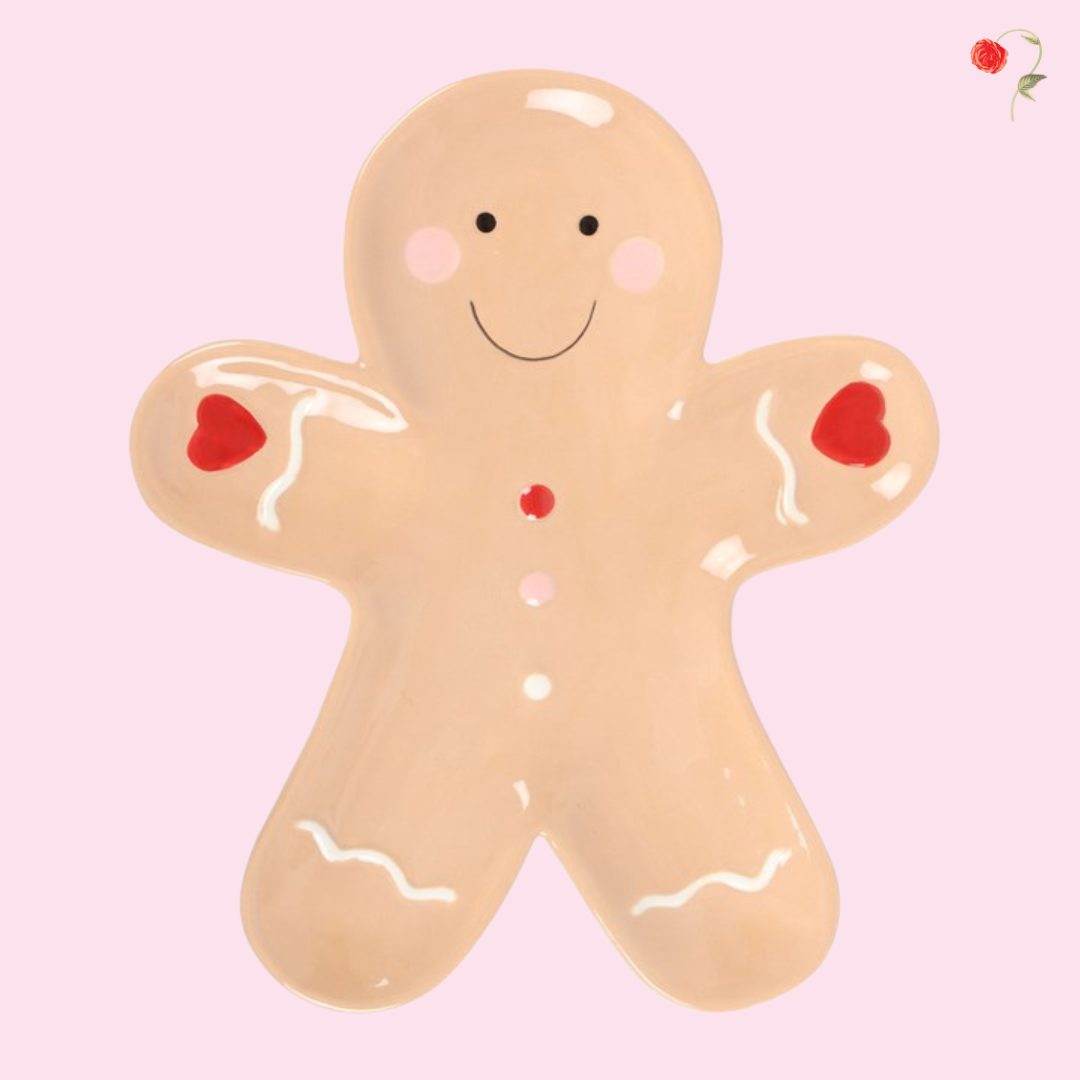 Gingerbread Man Serving Plate