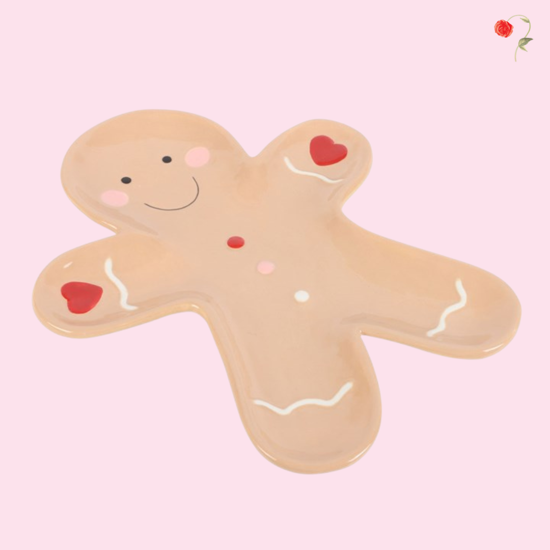 Gingerbread Man Serving Plate