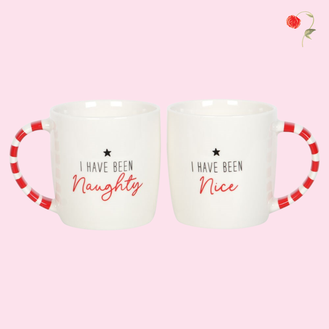 Naughty & Nice Mug Set