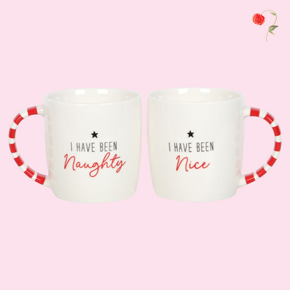 Naughty & Nice Mug Set