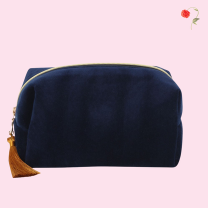 Bee-utiful Velvet Makeup Bag