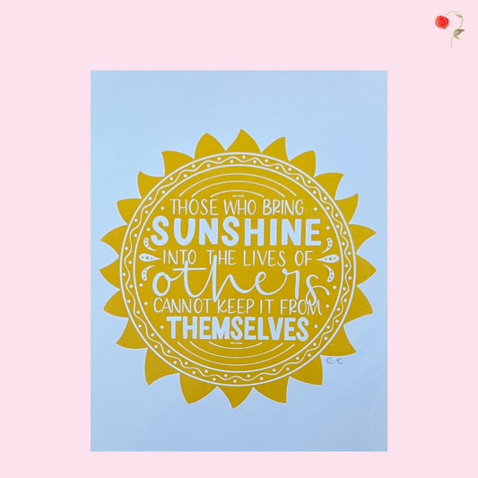 Once Upon A Dandelion Sunshine Print