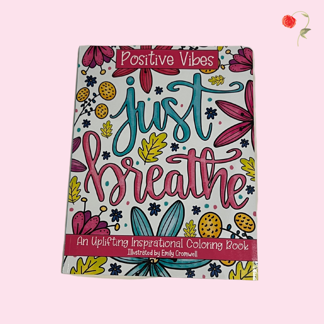 Positive Vibes Colouring Book