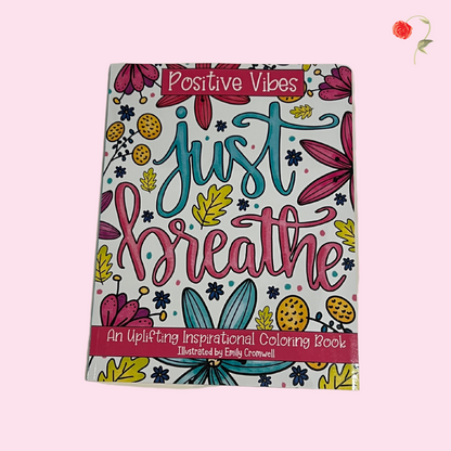 Positive Vibes Colouring Book