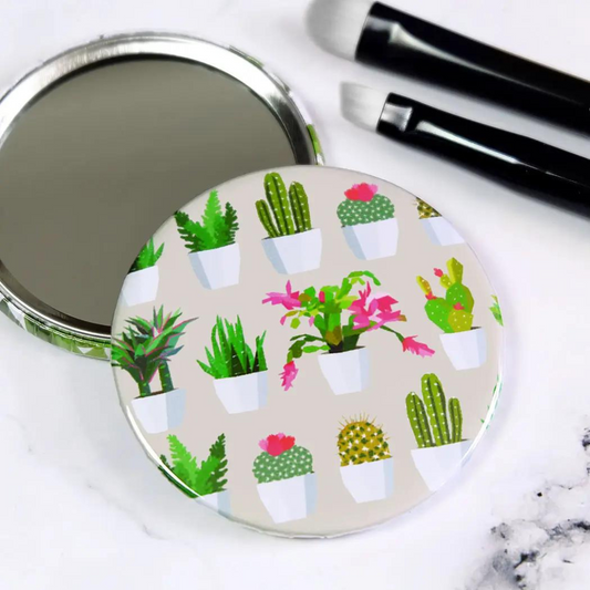 Cactus Pocket Mirror