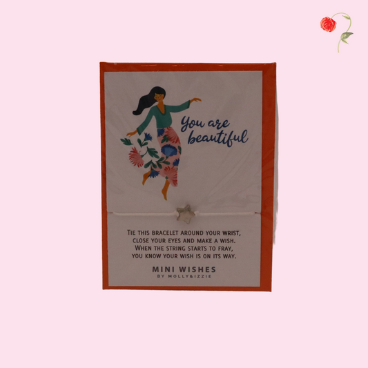 You Are Beautiful Wish Bracelet