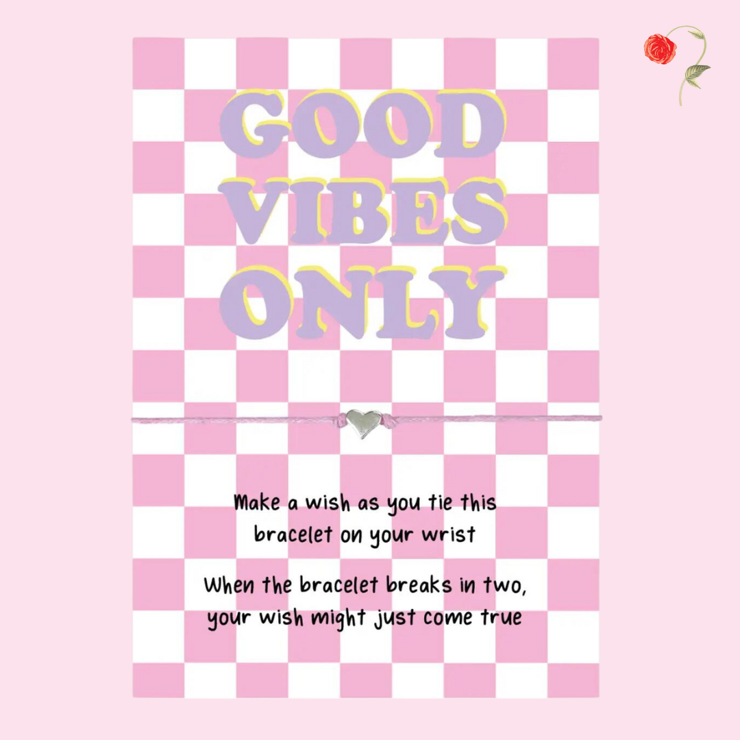 Good Vibes Only Wish Bracelet